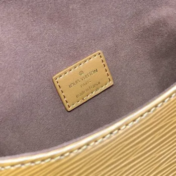 LV M23471 Louis Vuitton Saumur BB Saddle Bag Safran Brown