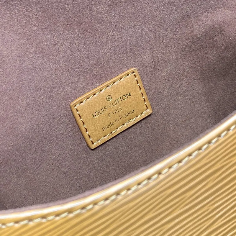 LV M23471 Louis Vuitton Saumur BB Saddle Bag Safran Brown