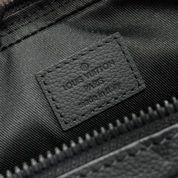 LV M82544 Louis Vuitton Nano Alpha Bag Black embossing