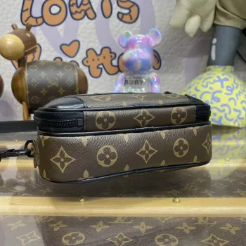 LV M82542 Louis Vuitton Nano Alpha Bag Brown