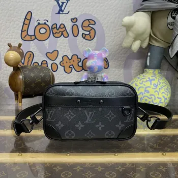LV M82542 Louis Vuitton Nano Alpha Bag Black