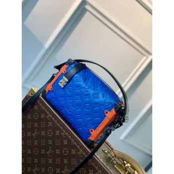 LV M21709 Louis Vuitton Side Trunk PM Bag Blue