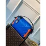 LV M21709 Louis Vuitton Side Trunk PM Bag Blue