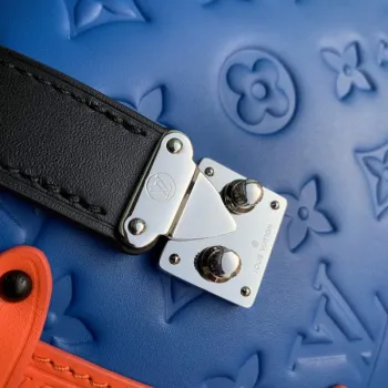 LV M21709 Louis Vuitton Side Trunk PM Bag Blue