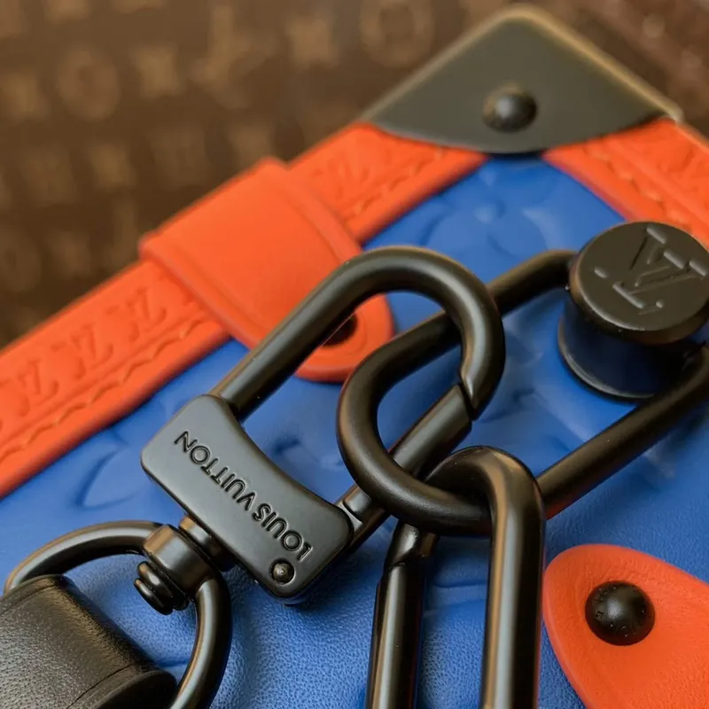LV M21709 Louis Vuitton Side Trunk PM Bag Blue