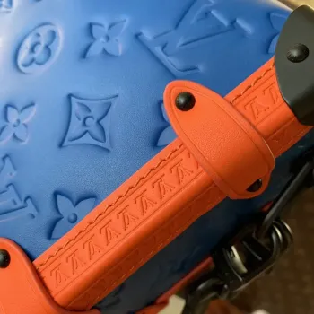 LV M21709 Louis Vuitton Side Trunk PM Bag Blue