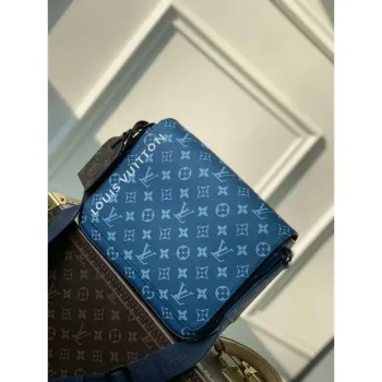 LV M23785 Louis Vuitton District PM Messenger Bag Atlantic Blue