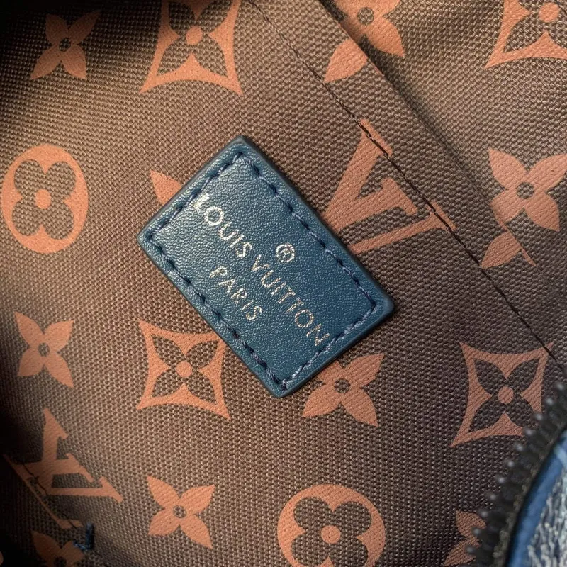 LV M46803 Louis Vuitton Keepall Bandoulière 25 City Bag Atlantic Blue