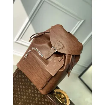 LV M23099 Louis Vuitton Montsouris Backpack Bag Cognac