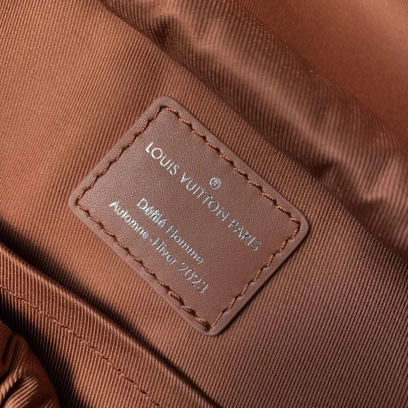 LV M23099 Louis Vuitton Montsouris Backpack Bag Cognac