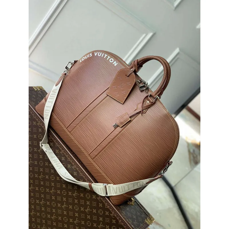 LV M23102 Louis Vuitton Alma Travel GM Bag Cognac