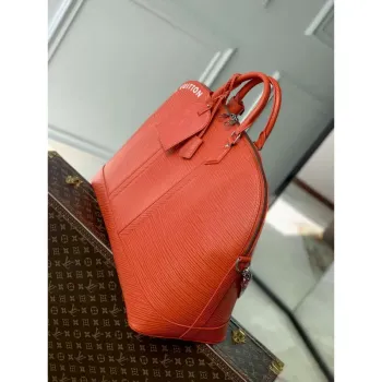 LV M23717 Louis Vuitton Alma Travel GM Bag Vermillon Red