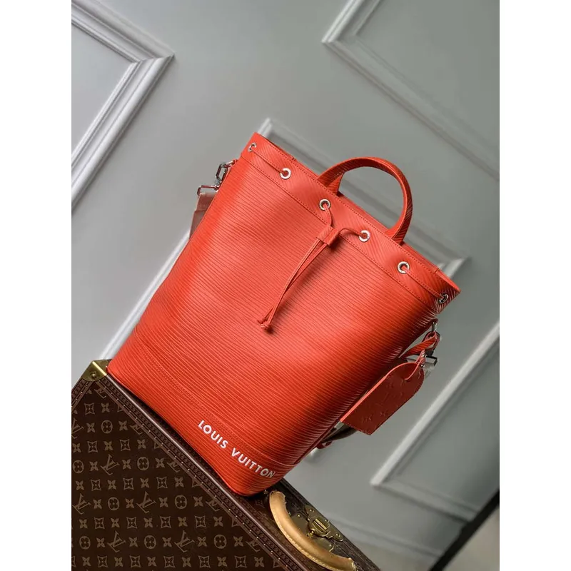 LV M23117 Louis Vuitton Maxi Noé Sling Bag Orange