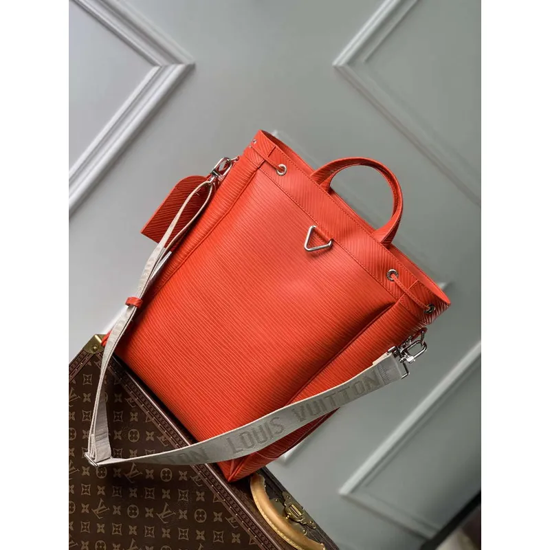 LV M23117 Louis Vuitton Maxi Noé Sling Bag Orange