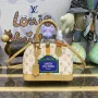 LV M23502 Louis Vuitton Alma BB Bag Beige/Ochre