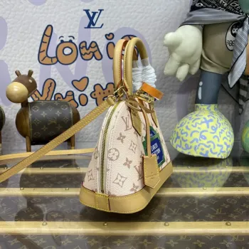 LV M23502 Louis Vuitton Alma BB Bag Beige/Ochre
