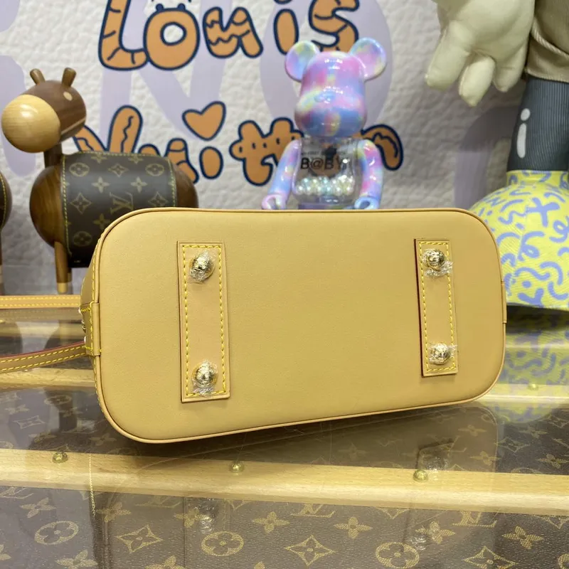 LV M23502 Louis Vuitton Alma BB Bag Beige/Ochre