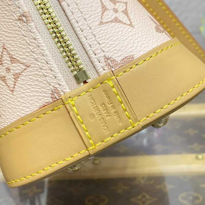 LV M23502 Louis Vuitton Alma BB Bag Beige/Ochre
