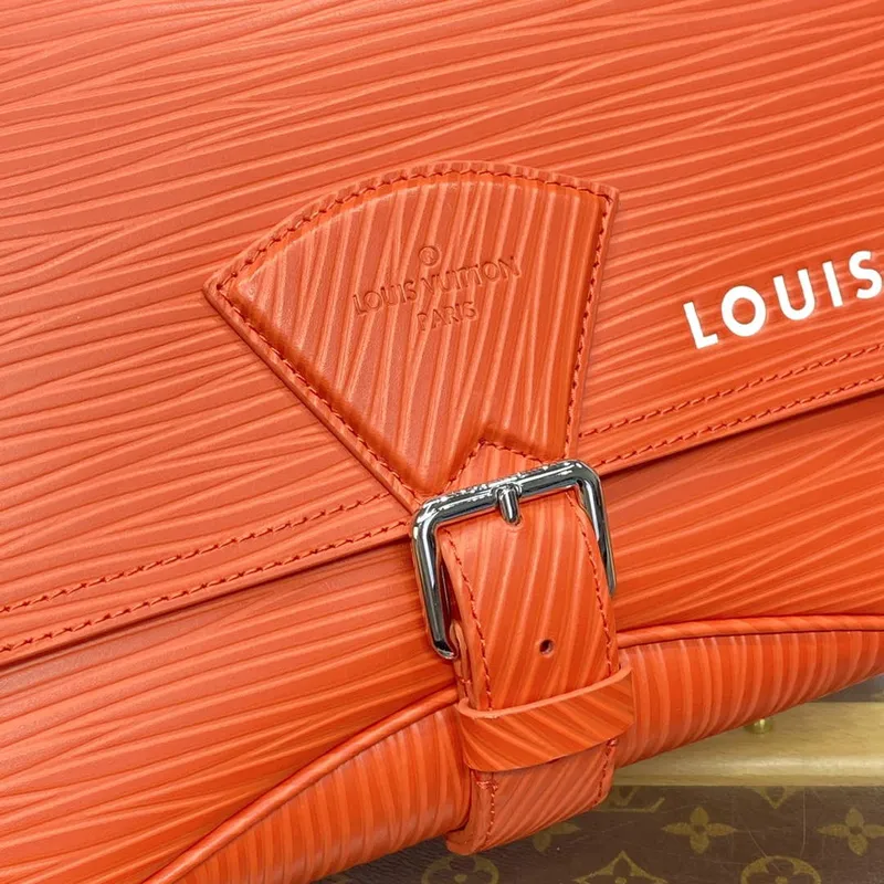 LV M23097 Louis Vuitton Montsouris Messenger Bag Orange