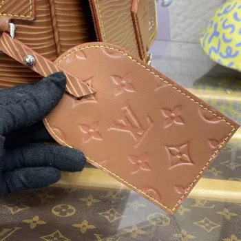 LV M23097 Louis Vuitton Montsouris Messenger Bag Cognac