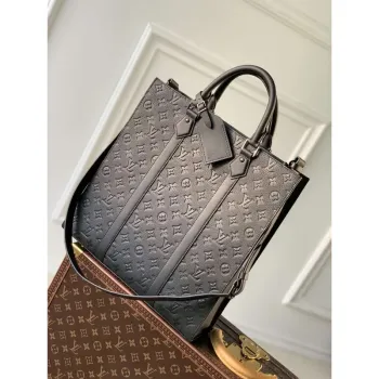 LV M21866 Louis Vuitton Sac Plat NV Bag Black