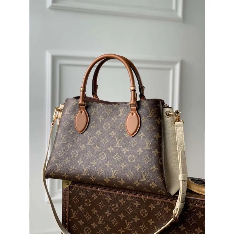 LV M46508 Louis Vuitton Vend me MM Bag White