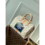 LV M46749 Louis Vuitton Speedy Bandoulière 25 Handbag Beige/Ocher
