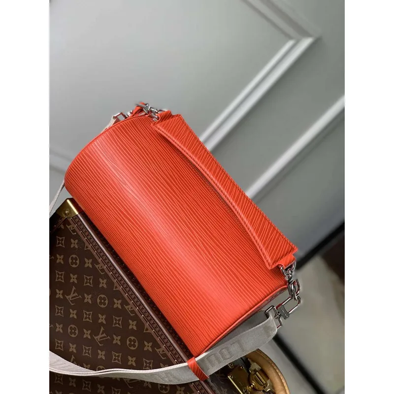 LV M23092 Louis Vuitton Soft Polochon Cross body Bag Red