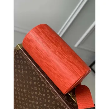 LV M23092 Louis Vuitton Soft Polochon Cross body Bag Red