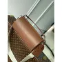LV M23092 Louis Vuitton Soft Polochon Cross body Bag Cognac