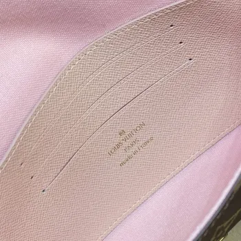 LV M80091 Louis Vuitton Félicie Strap & Go Bag Pink