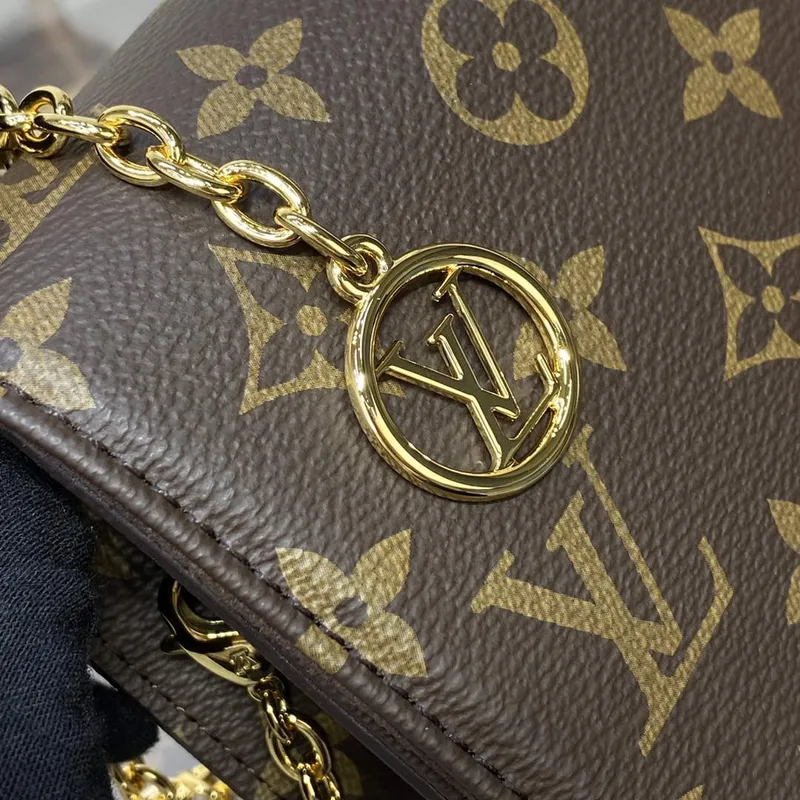 LV M82509 Louis Vuitton Wallet On Chain Lily Bag
