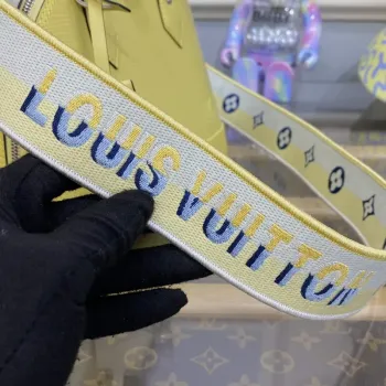 LV M22213 Louis Vuitton Alma BB Epi Handbag Jaune Plume Yellow