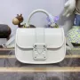 LV M22720 Louis Vuitton Hide and Seek Bag Quartz white