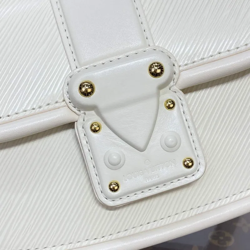 LV M22720 Louis Vuitton Hide and Seek Bag Quartz white