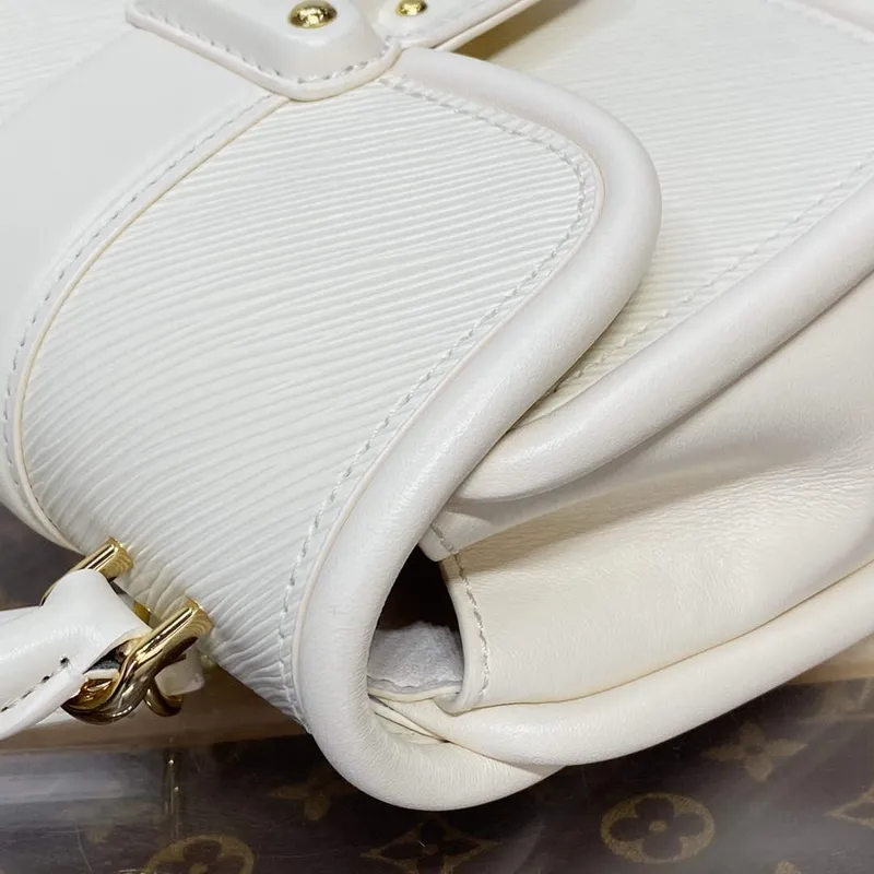 LV M22720 Louis Vuitton Hide and Seek Bag Quartz white