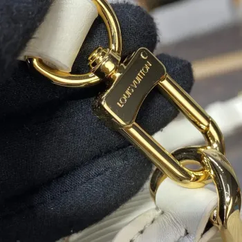 LV M22720 Louis Vuitton Hide and Seek Bag Quartz white