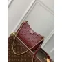 LV M80349 Louis Vuitton Easy Pouch On Strap Bag Wine Red