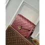 LV M41487 Louis Vuitton Pochette Métis Handbag Wine Red