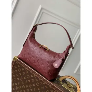 LV M46610 Louis Vuitton Sac Sport Bag Wine Red