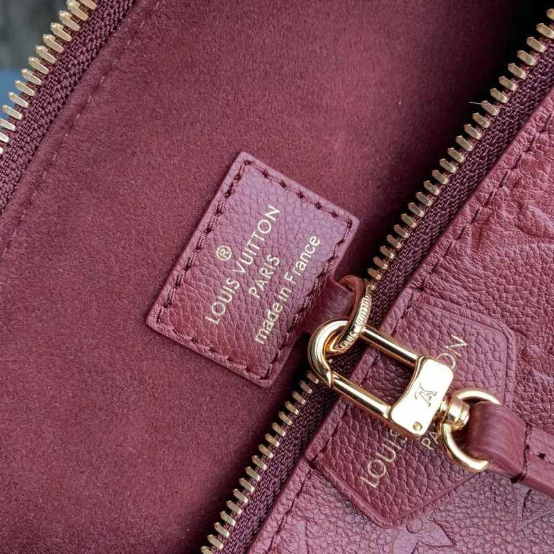 LV M46610 Louis Vuitton Sac Sport Bag Wine Red