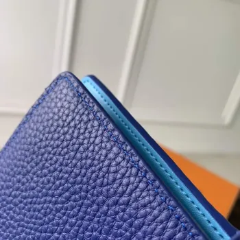 LV M82441 Louis Vuitton LV Vertical Wallet Blue