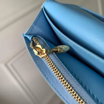 LV M82441 Louis Vuitton LV Vertical Wallet Blue