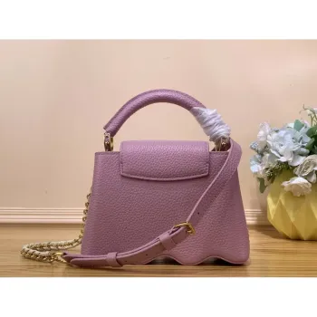 LV M22122 Louis Vuitton Capucines Mini Handbag Pink