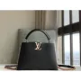 LV M22121 Louis Vuitton Capucines BB Handbag Black