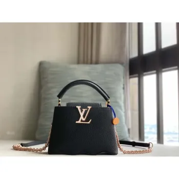 Louis Vuitton Capucines Capushell Mini Black (M22121) — Luxury with a Playful Twist