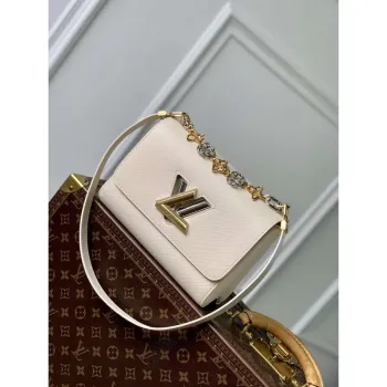 LV M22774 Louis Vuitton Twist MM Handbag Quartz