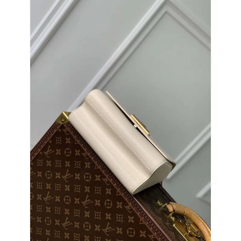 LV M22774 Louis Vuitton Twist MM Handbag Quartz