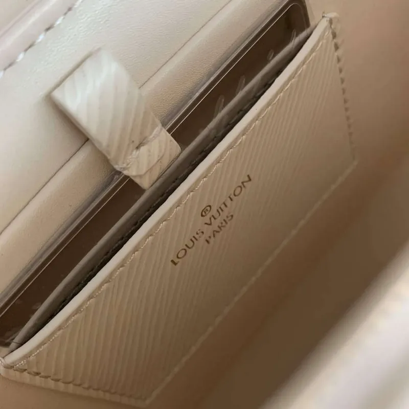 LV M22774 Louis Vuitton Twist MM Handbag Quartz