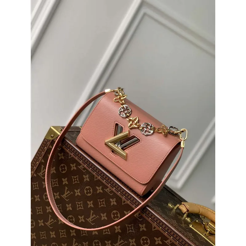 LV M23074 Louis Vuitton Twist PM Handbag Pink